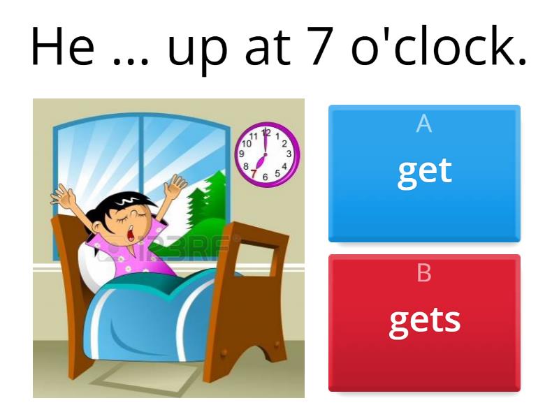 Present Simple he she it +s ending - Quiz