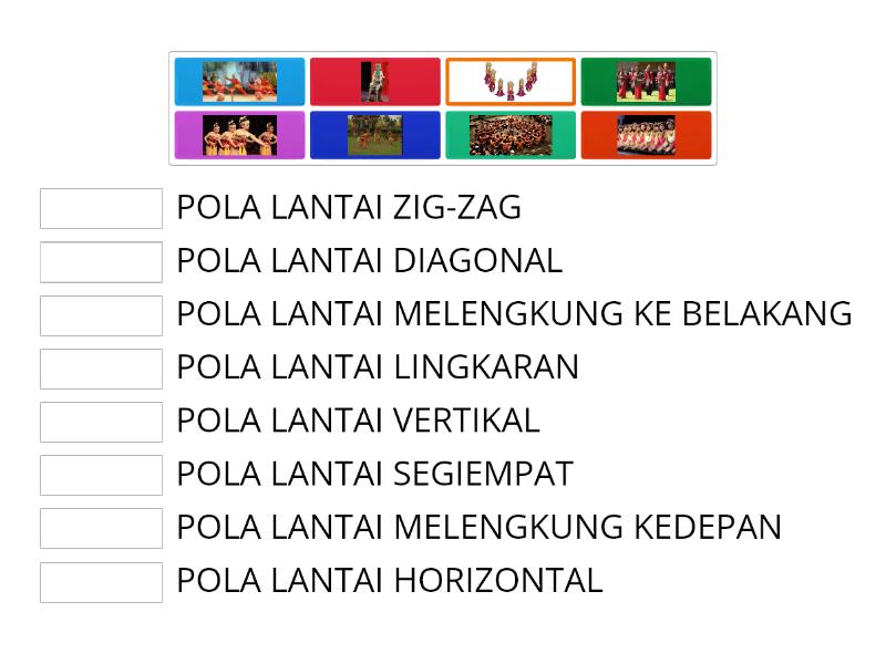 Pola Lantai Tari Daerah Match Up