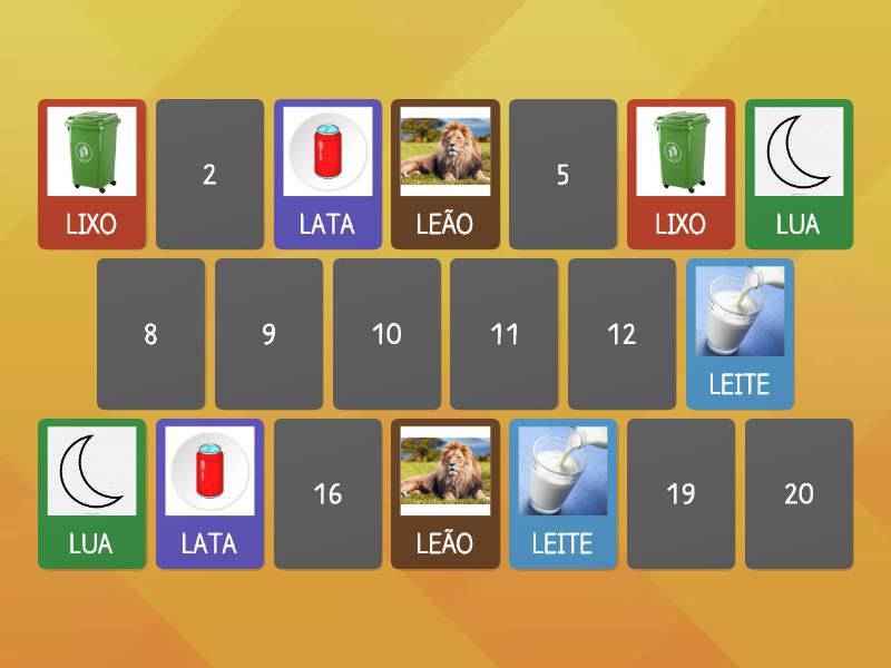 Jogo Da Mem Ria Fonema L Combine Os Pares