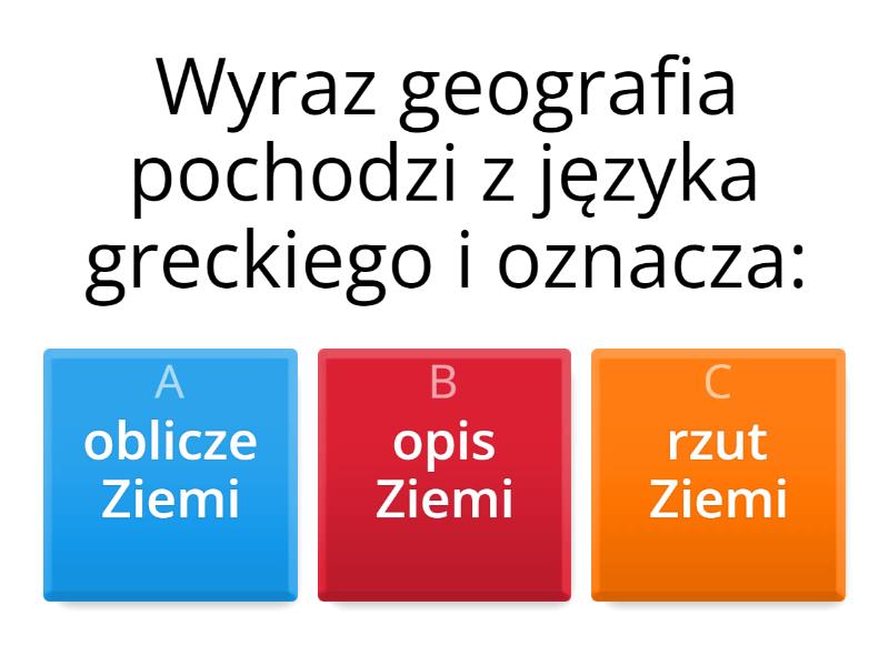 Obraz Ziemi Sprawdzian Nowa Era Obraz Ziemi - Quiz