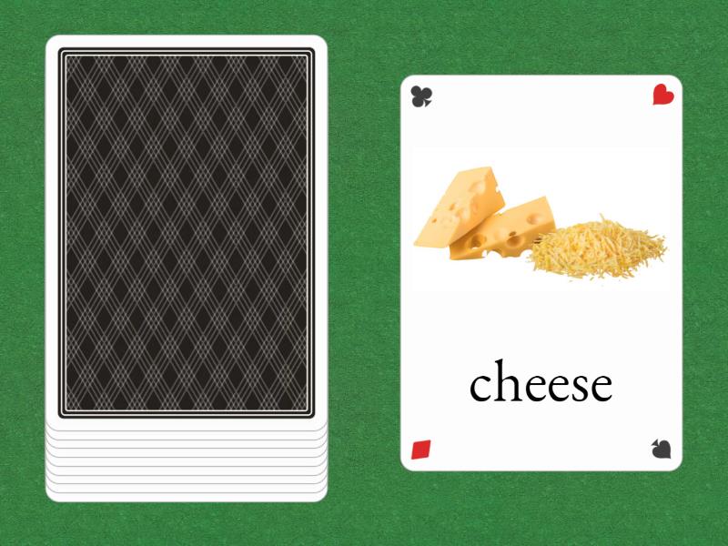 Food (speaking cards) - Cartas al azar