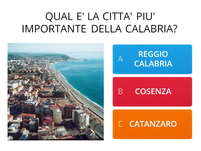 CALABRIA - Quiz