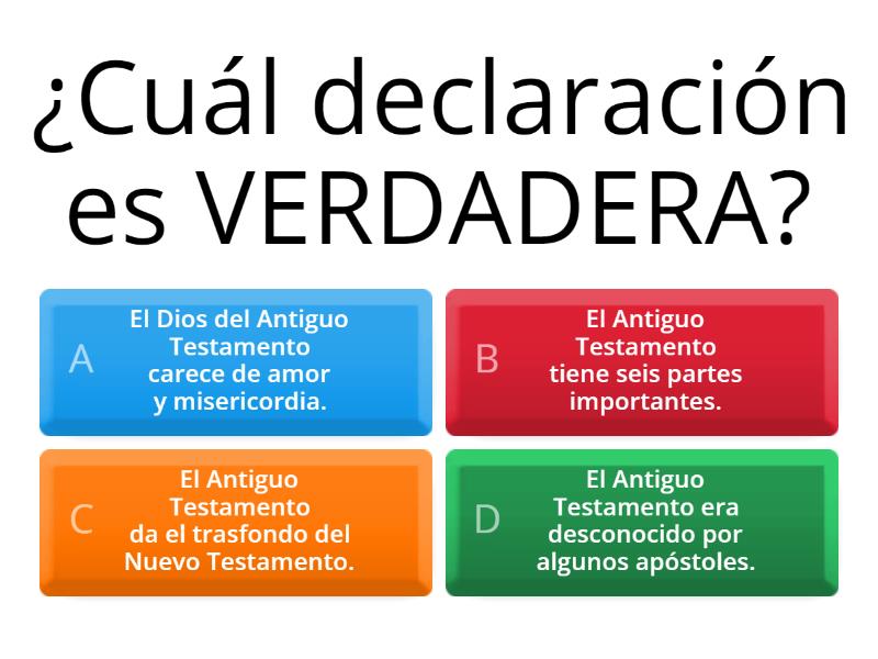 Examen Pentateuco - Cuestionario