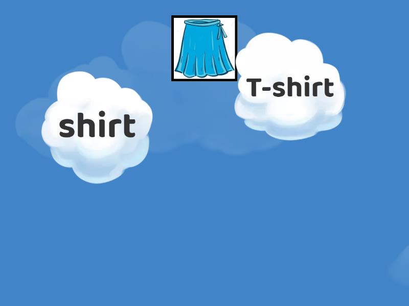 find and click clothes spotlight 5 - Speed quiz