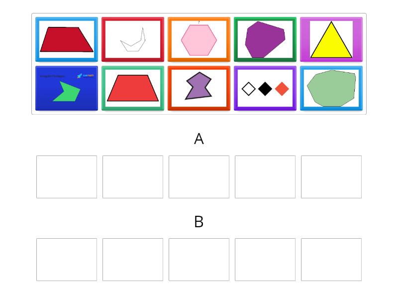 Plane Figures - Group sort