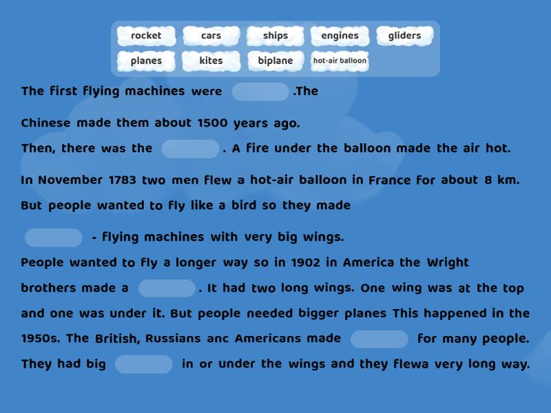 go-getter-2-a-short-history-of-flying-complete-the-sentence