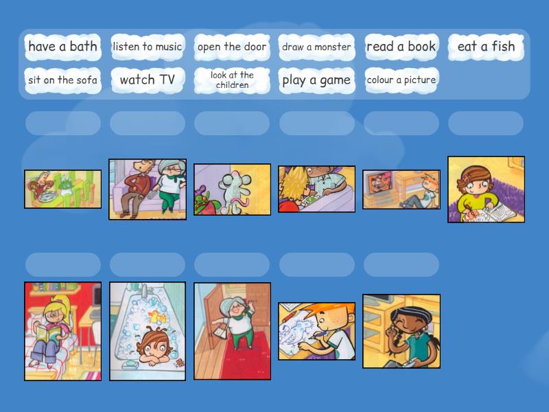 Kids box 1 Unit 11 (p. 80-81) - Match up