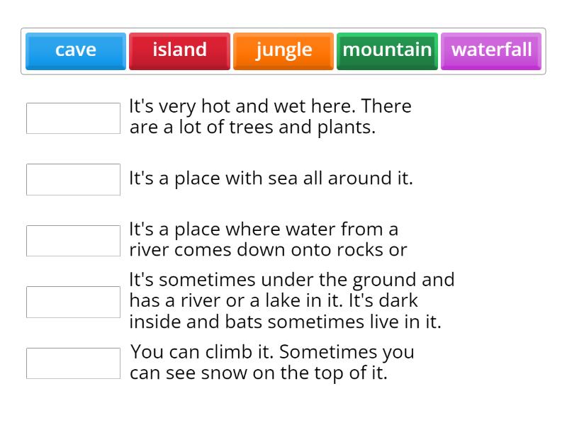 animal habitat kb3 crossword Match up