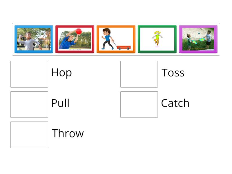 Action verbs in games - Une las parejas
