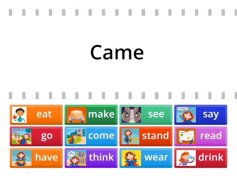 Academy Stars 3 (U 7) Irregular Verbs - Find the match