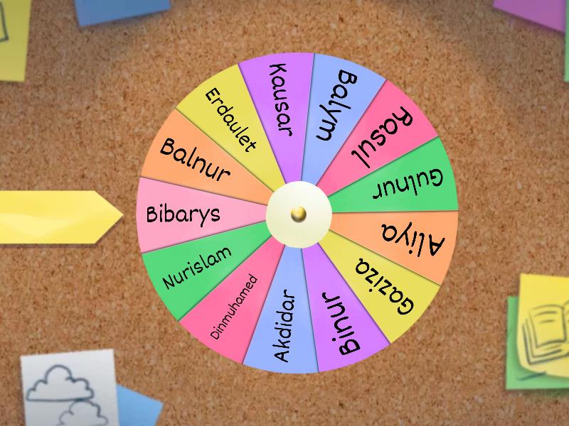 Open lesson - Spin the wheel