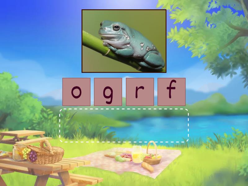 Zoo Animals - Anagram