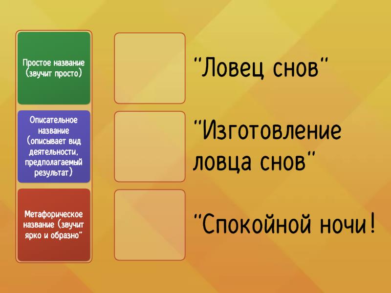 Как назвать творческий проект