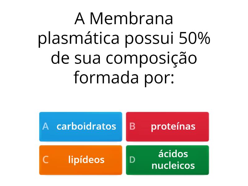 Membrana Plasmática - Quiz