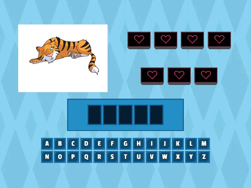 Starters Lesson 26 Game 1 - Animals () - Hangman