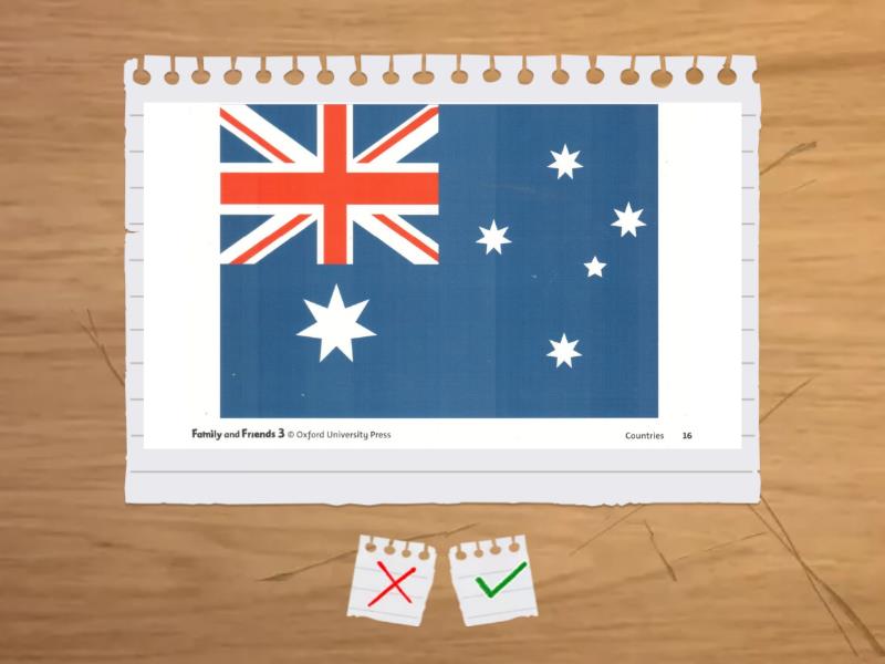 FF3 U 1 They're from Australia! Countries - Flash cards