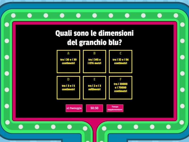 Granchio Quiz - Gameshow Quiz