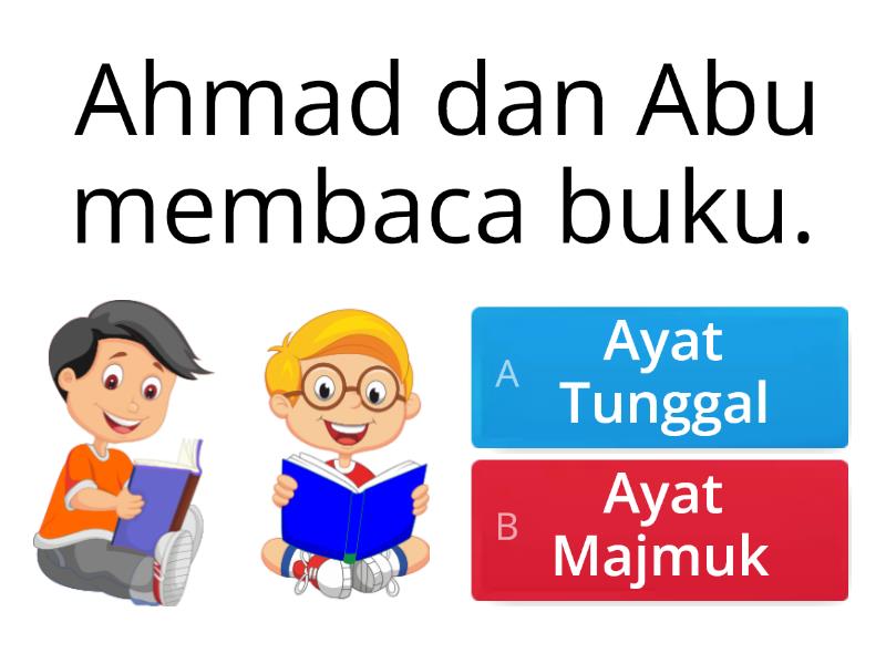 Ayat Tunggal Dan Ayat Majmuk - Quiz