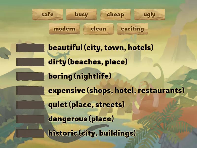 Module 1 (Adjectives) - Match up