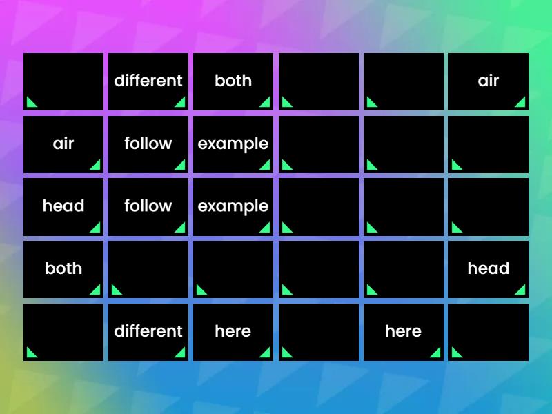 Irregular Words Fluency - Matching pairs
