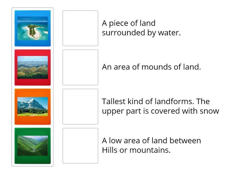 Landforms Grade 2 Match Up   786756db4e574b108895a1ff0a8d1919