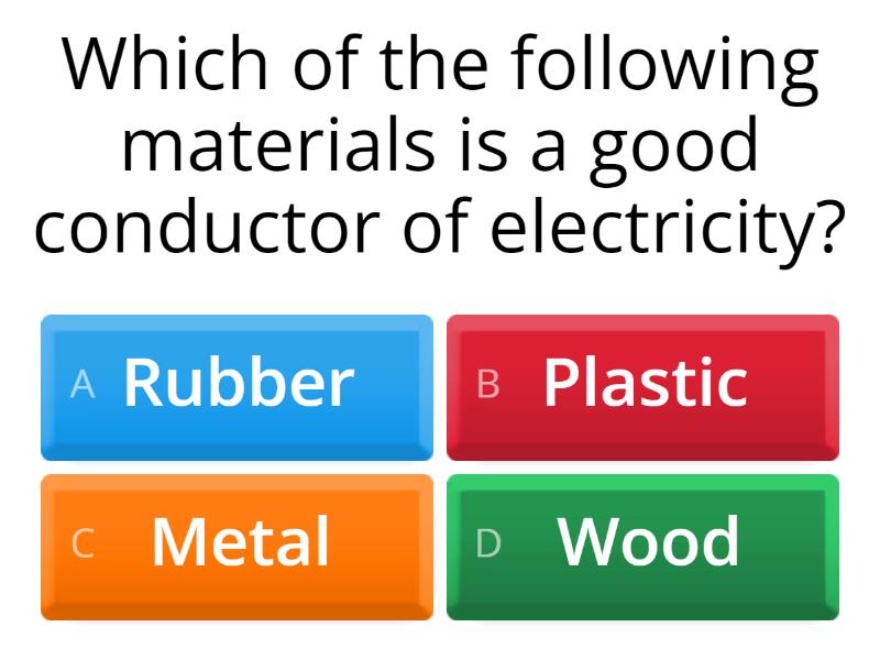 Magnetism And Electricity For Class 5 - Quiz