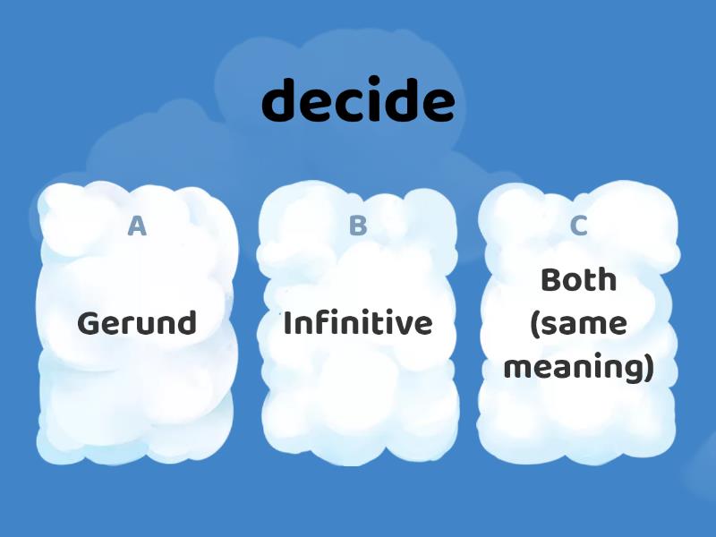 Gerund Vs. Infinitive - Quiz