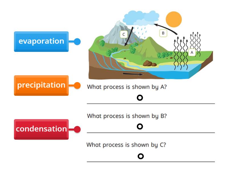 Water cycle diagram Labelled diagram