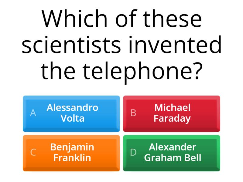 Inventions And Inventor - Quiz