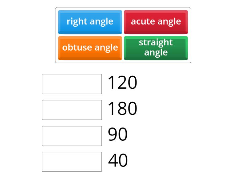 Maths angle - Match up