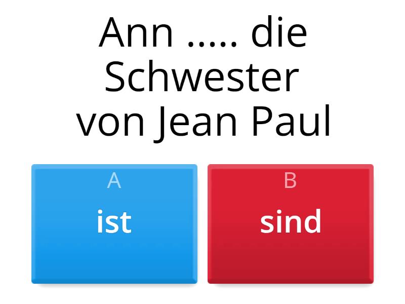 "sein" Oder "haben"? - Quiz