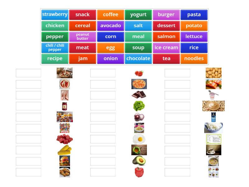 Food - Match up