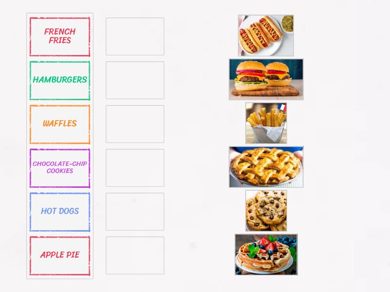 FOOD - Match up