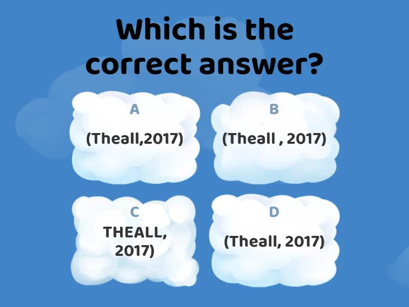 APA Quiz - Cuestionario
