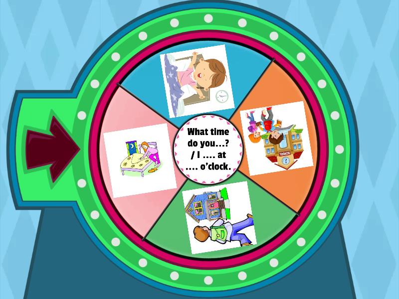 Smart Junior 2 7c What time do you? - Spin the wheel