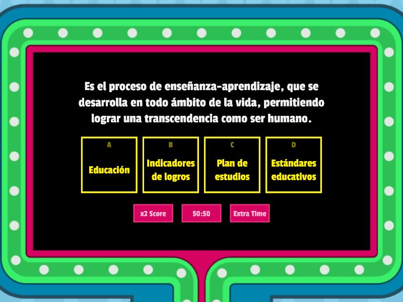 Glosario - Gameshow Quiz