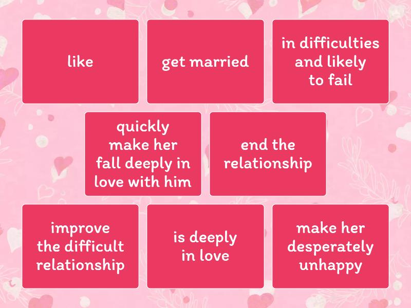 3A Love idioms - Flip tiles