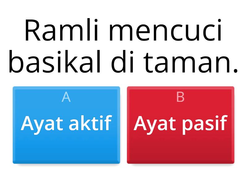 Ayat Aktif - Quiz