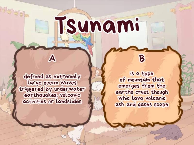 Earthquake and tsunami quiz