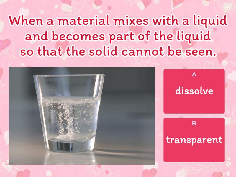 G2: Unit 2.3 Dissolving - Quiz