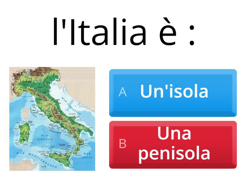 i-rilievi-italiani-quiz