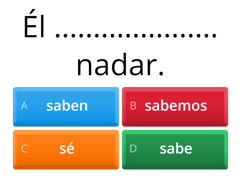 Deportes/ Verbo Saber - Quiz