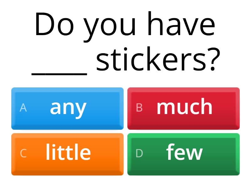 Elementary quantifiers quiz