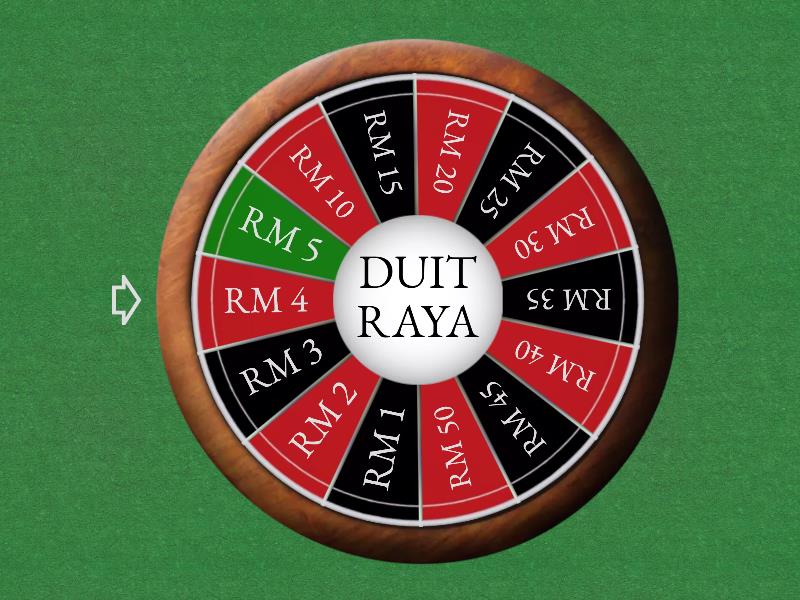 DUIT RAYA - Spin the wheel