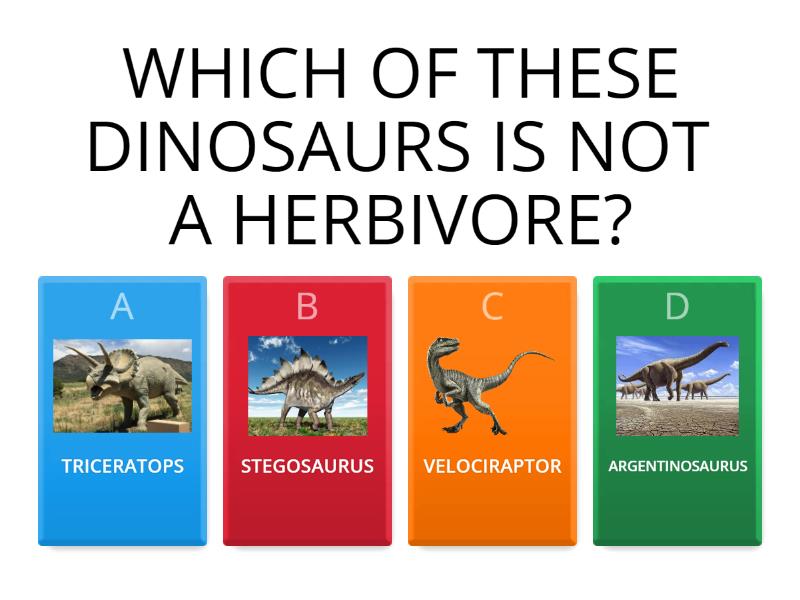 Open Class Dinosaurs Quiz