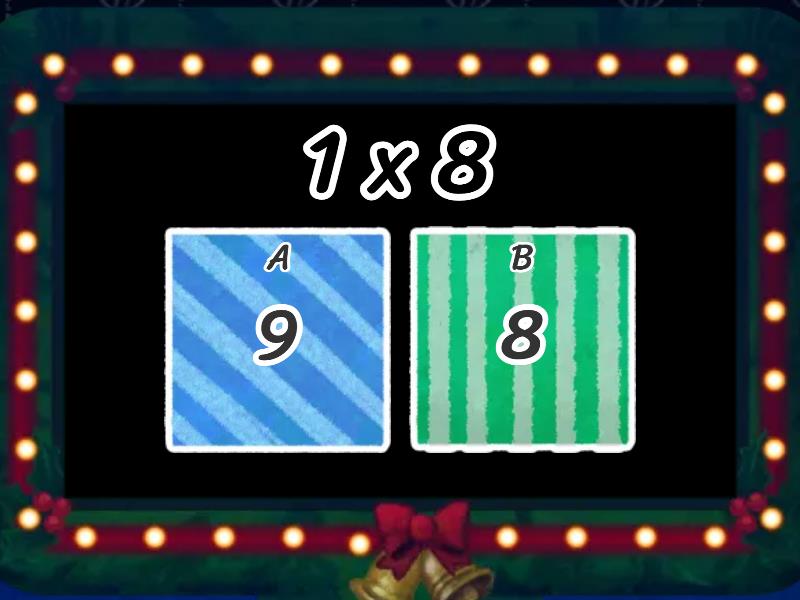 8 TIMES TABLE WITH GAMES AT TIMESTABLES COM visual data 3