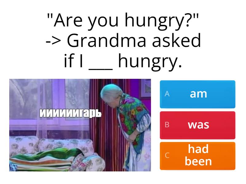 Reported Speech - Quiz