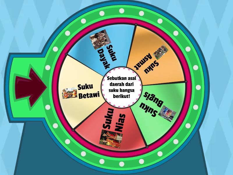 Macam-macam Suku Bangsa - Spin the wheel