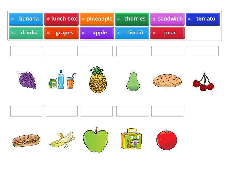 Family and friends 1 Unit 9 Vocab 1 and 2 - Match up
