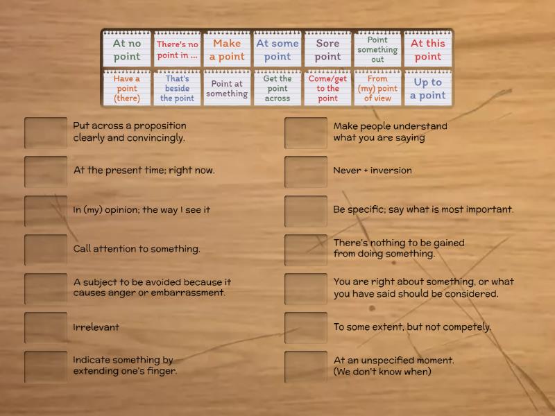 Phrases with the word 